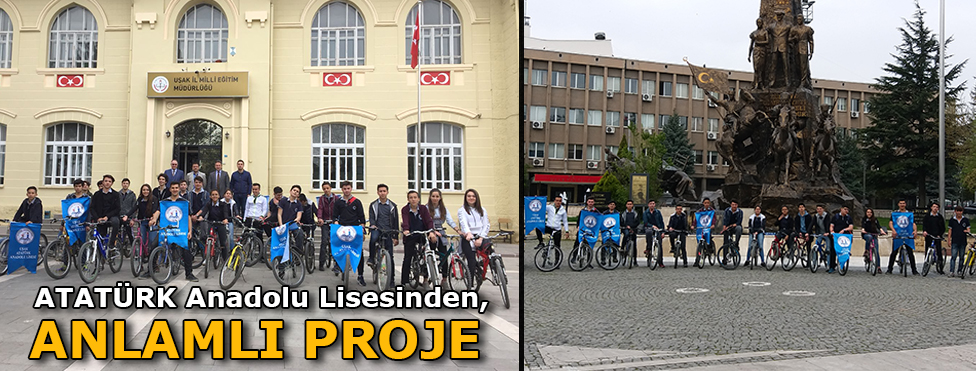 ATATÜRK ANADOLU LİSESİNDEN ANLAMLI PROJE