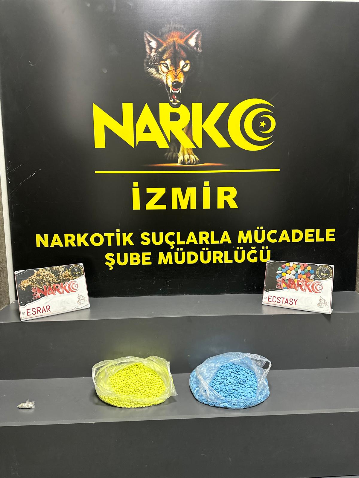 İzmir'de uyuşturucu operasyonunda 24 şüpheli yakalandı