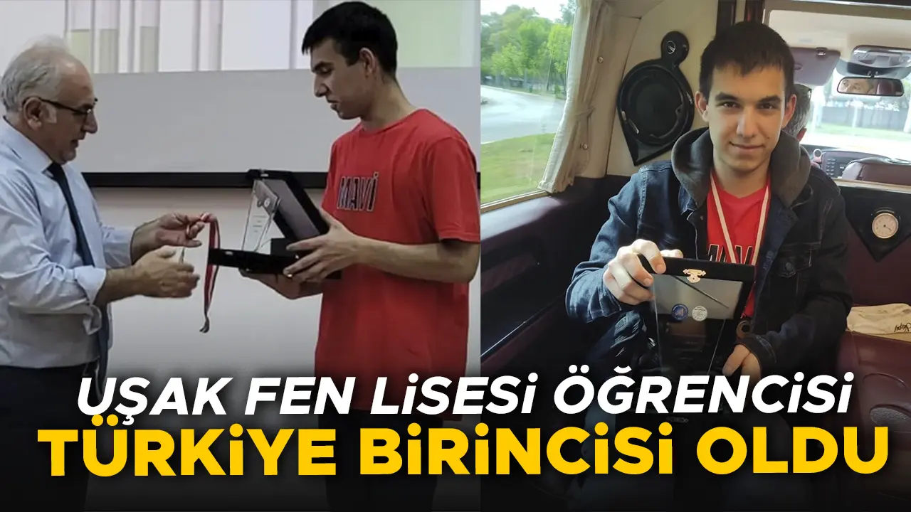 Uşak  Fen Lisesi Öğrencisi Kimya Olimpiyatlarında Türkiye Birincisi Oldu