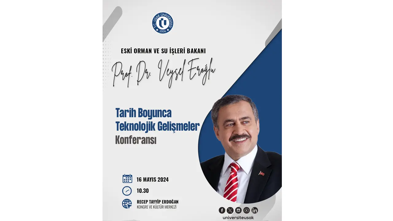 Eski Bakan Eroğlu Üniversitede Konferans Verecek