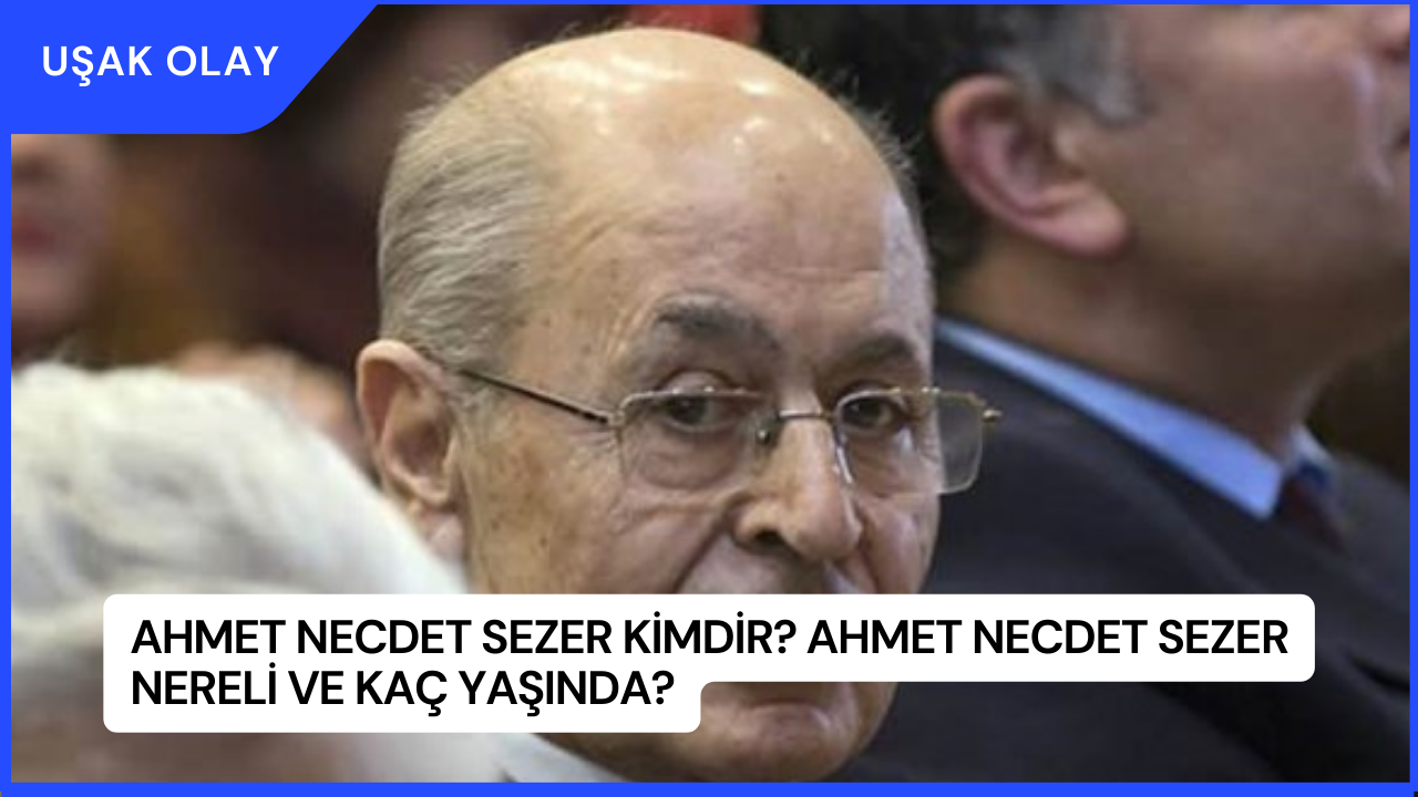 Ahmet Necdet Sezer Kimdir? Ahmet Necdet Sezer Nereli ve Kaç Yaşında?