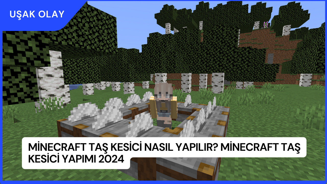Minecraft Taş Kesici Nasıl Yapılır? Minecraft Taş Kesici Yapımı 2024
