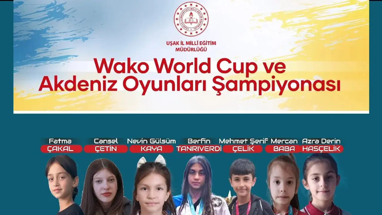 Uşaklı Sporculardan 1 Uluslararası Şampiyonalarda Tarihi Başarı