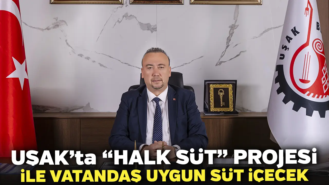 Uşak’ta “HALK SÜT” Projesi İle Vatandaş Uygun Süt İçecek