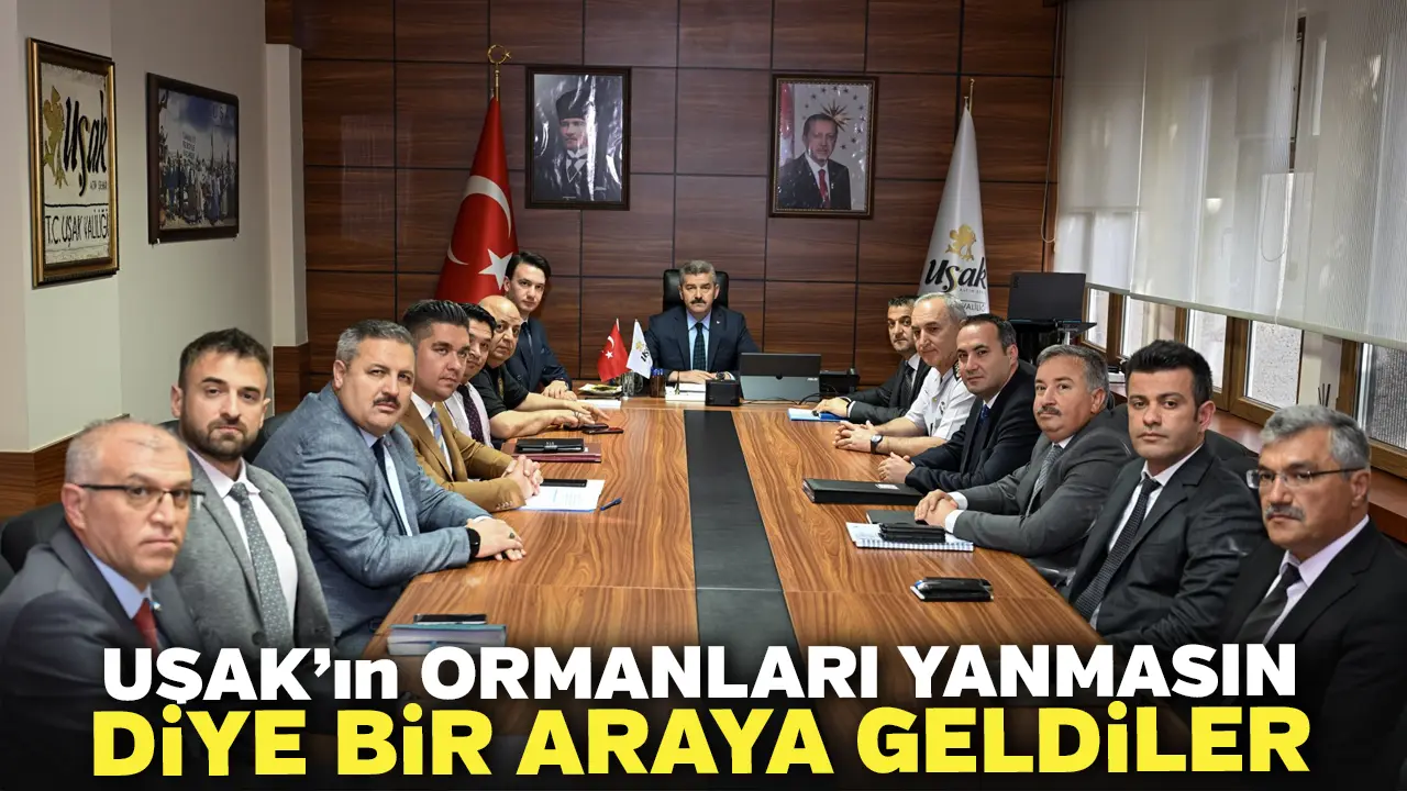 Uşak’ın Ormanları Yanmasın Diye Bir Araya Geldiler