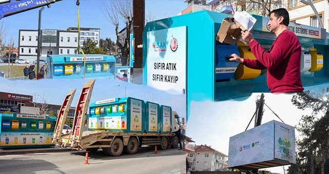 ŞEHİR ‘MOBİL ATIK GETİRME MERKEZLERİ’ İLE DONATILDI