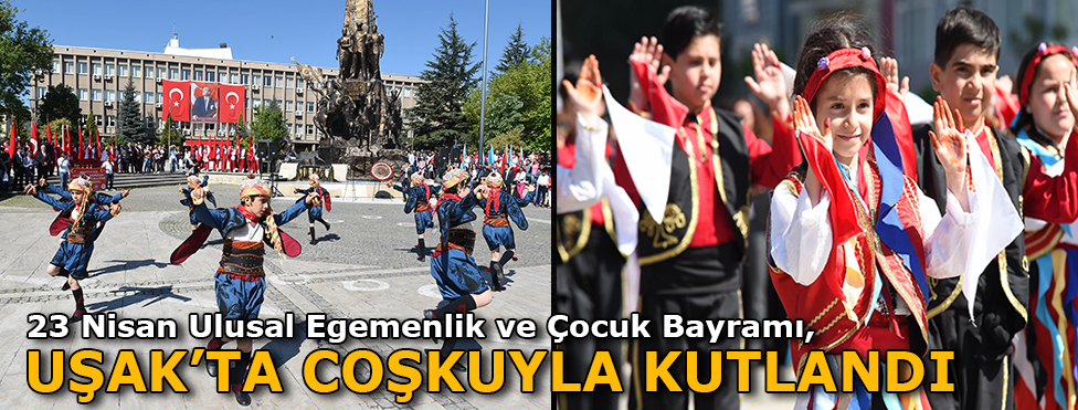 23 NİSAN ULUSAL EGEMENLİK ÇOCUK BAYRAMINDA  BİN 300 ÖĞRENCİ RENKLİ GÖSTERİLER SUNDU