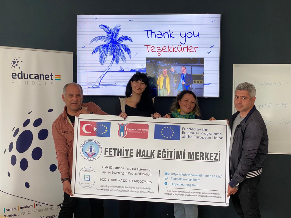 Fethiye Halk Eğitimi Merkezi öğretmenleri Çekya'ya gitti