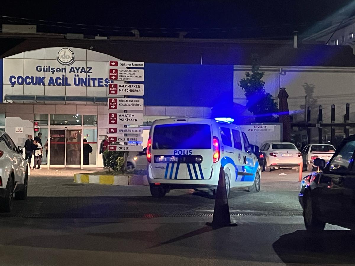 Denizli'de hastane bahçesinde silahlı saldırıya uğrayan kişi yaralandı