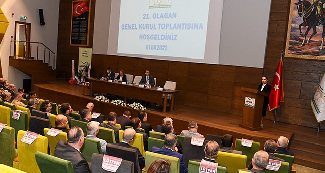 HALİL AĞAOĞLU YENİDEN UOSB BAŞKANI SEÇİLDİ