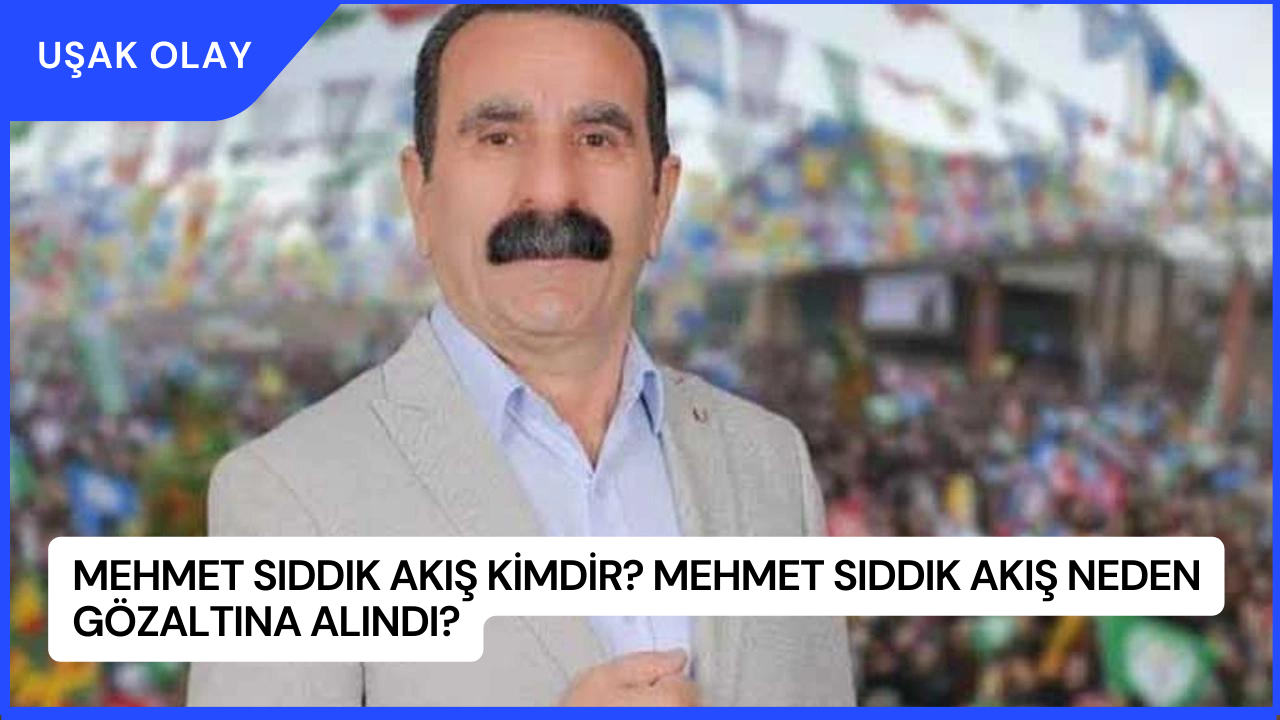 Mehmet Sıddık Akış Kimdir? Mehmet Sıddık Akış Neden Gözaltına Alındı?