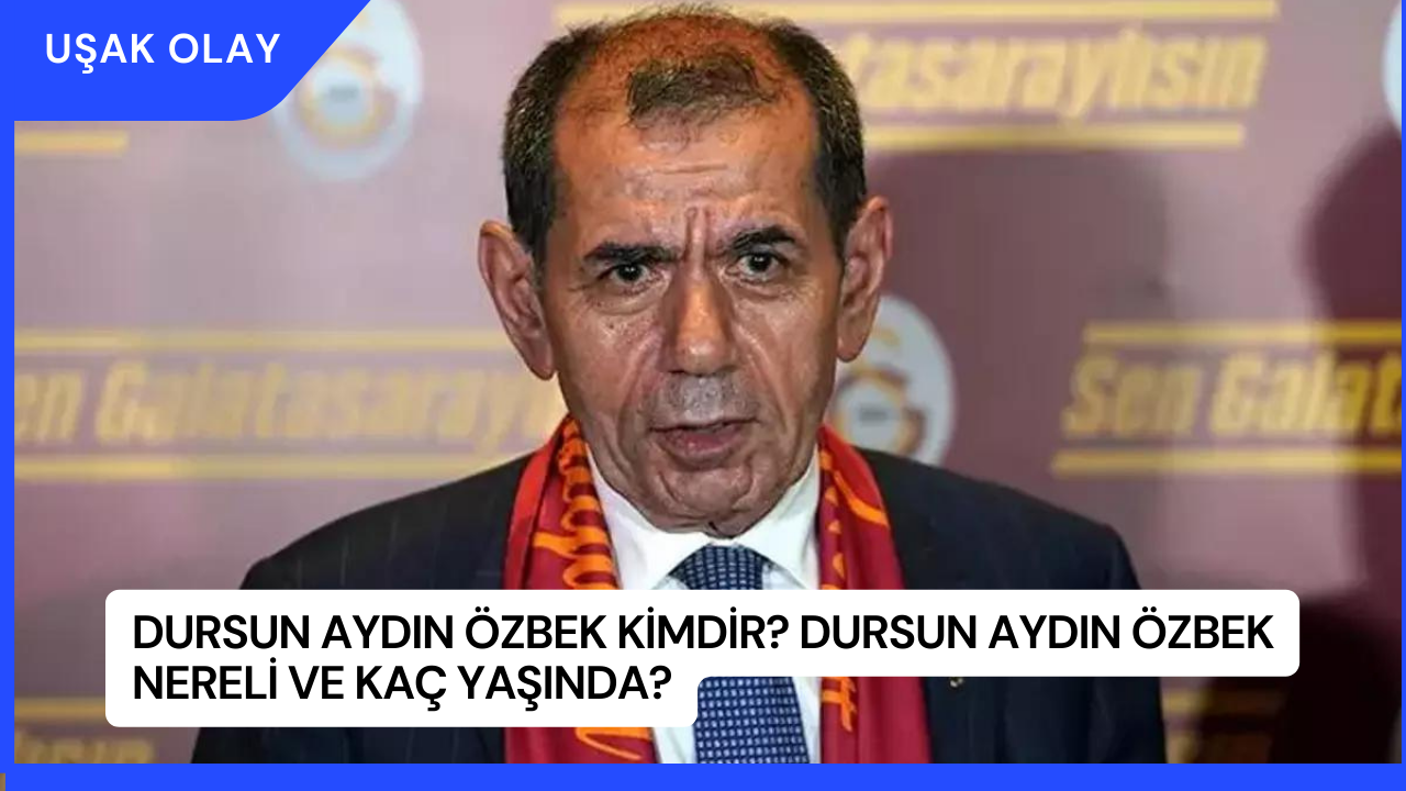 Dursun Aydın Özbek Kimdir? Dursun Aydın Özbek Nereli ve Kaç Yaşında?