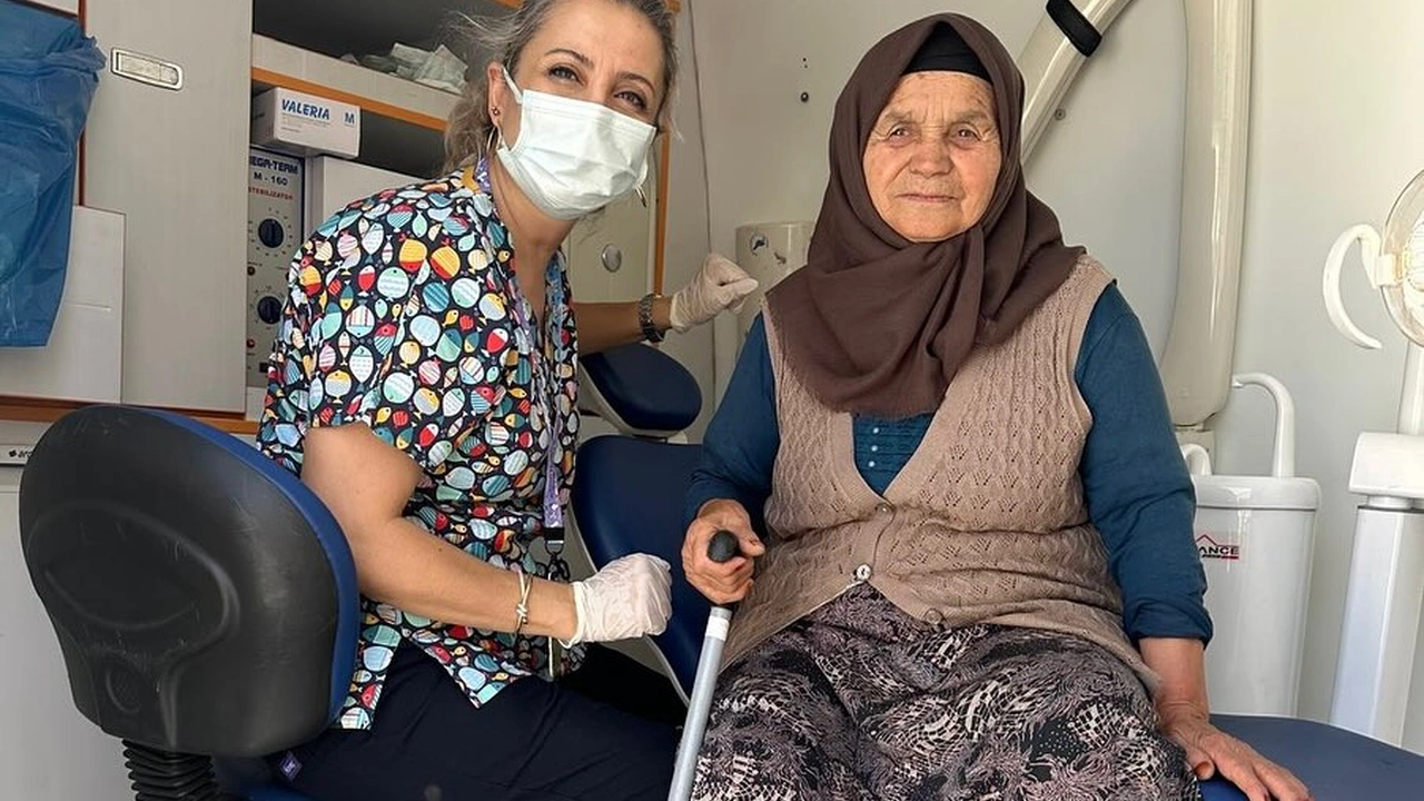 Uşak’ta Köylülere Sağlık Taraması