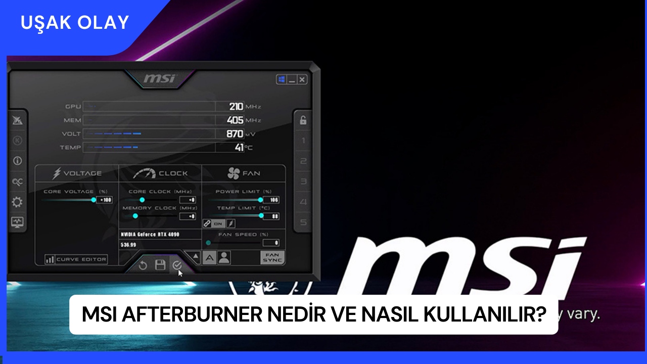 MSI Afterburner Nedir ve Nasıl Kullanılır?