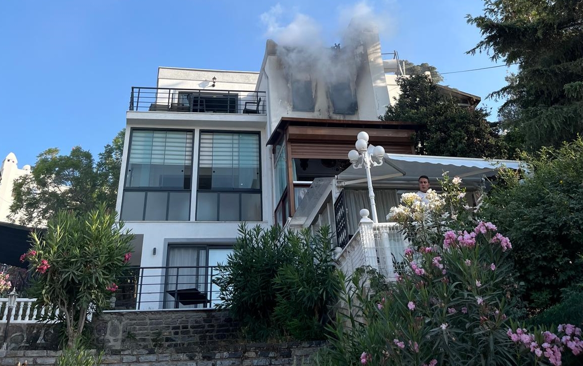 Bodrum'da Yangın: Evdeki 3 Kedi ve Yavruları Kurtarıldı
