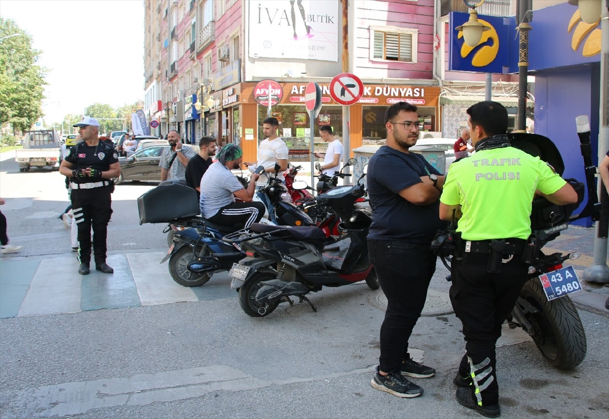 Kütahya’da elektrikli bisiklet ve motosiklet denetimleri arttı