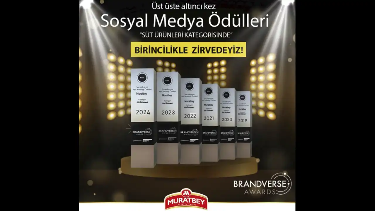 Muratbey 6. Kez Brandverse Awards Altın Ödülü Aldı
