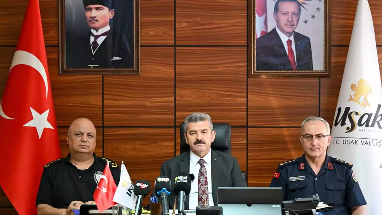Vali Ergün: "Uşak'taki Yangınlar İnsan Kaynaklı, 6 Ayda 6 Bin 266 Olay Yaşadık"