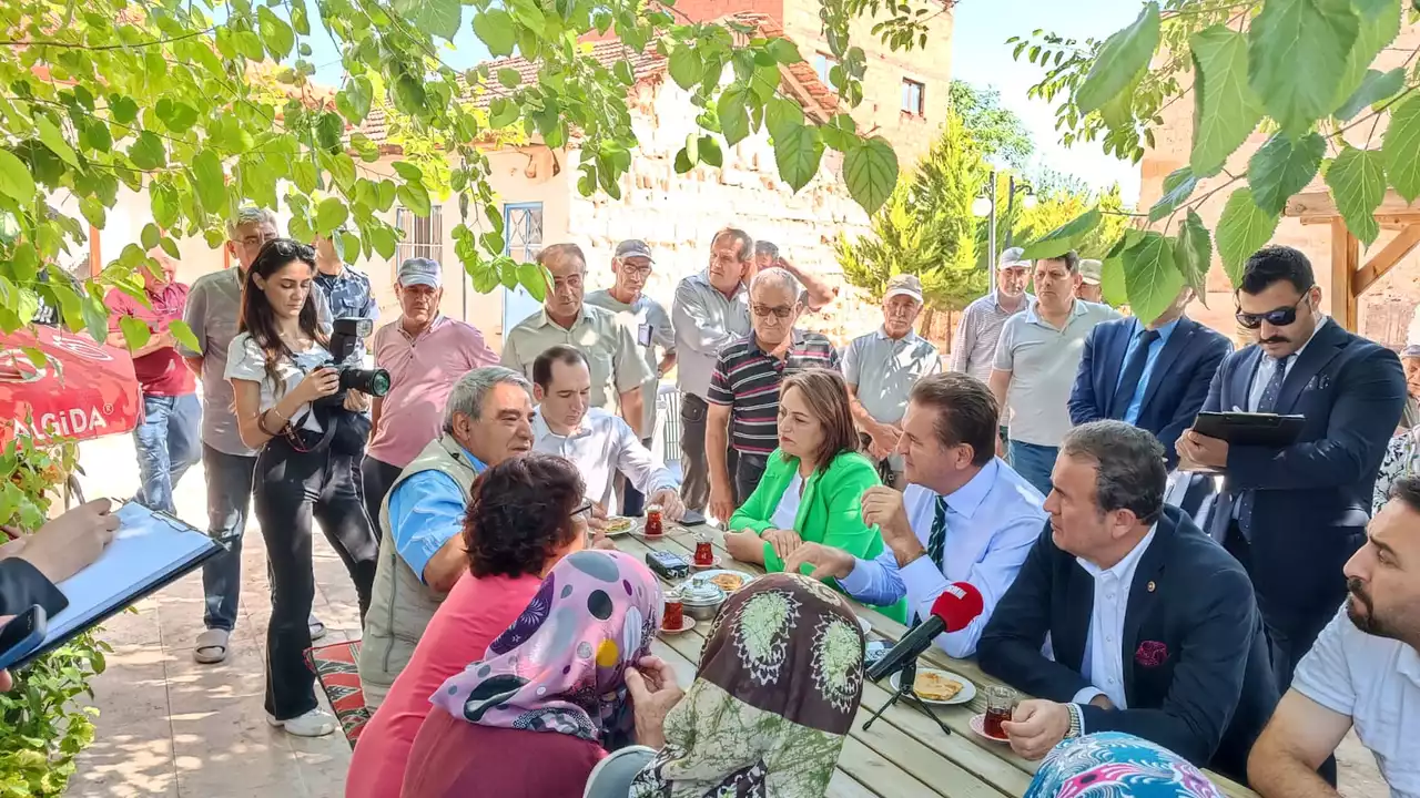 TBMM Maden Araştırma Komisyonu Uşak Kışladağ’ı İncelemeye Geldi