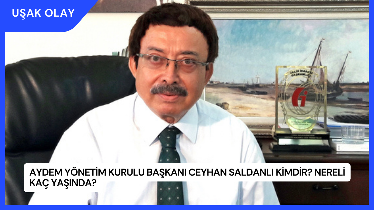 Aydem Yönetim Kurulu Başkanı Ceyhan Saldanlı Kimdir? Nereli Kaç Yaşında?