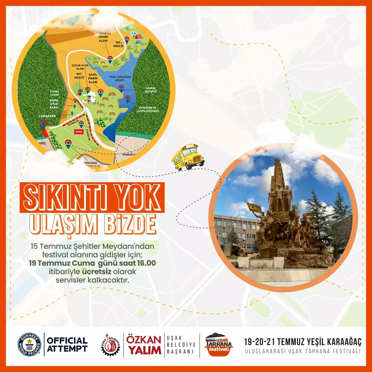 Tarhana Festivaline Gidecek Uşaklılar Servisler Ücretsiz Olacak