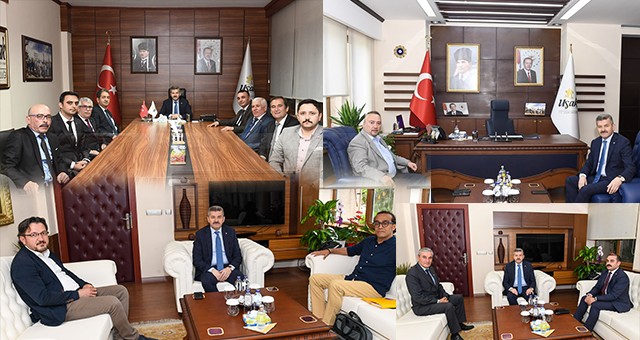 VALİ DR. TURAN ERGÜN HAYIRLI OLSUN ZİYARETİNE GELEN MİSAFİRLERİNİ AĞIRLAMAYA DEVAM EDİYOR