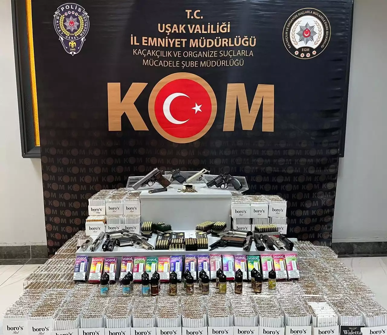 Uşak’ta Kaçak Sigaraya Geçit Yok