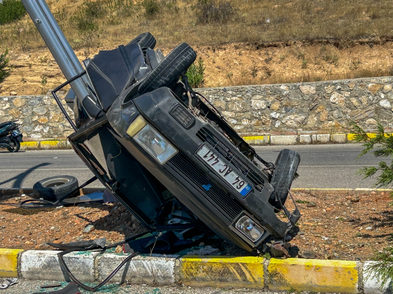 Uşak Kuzey Çevre Yolunda Korkutan Kaza: 5 Yaralı