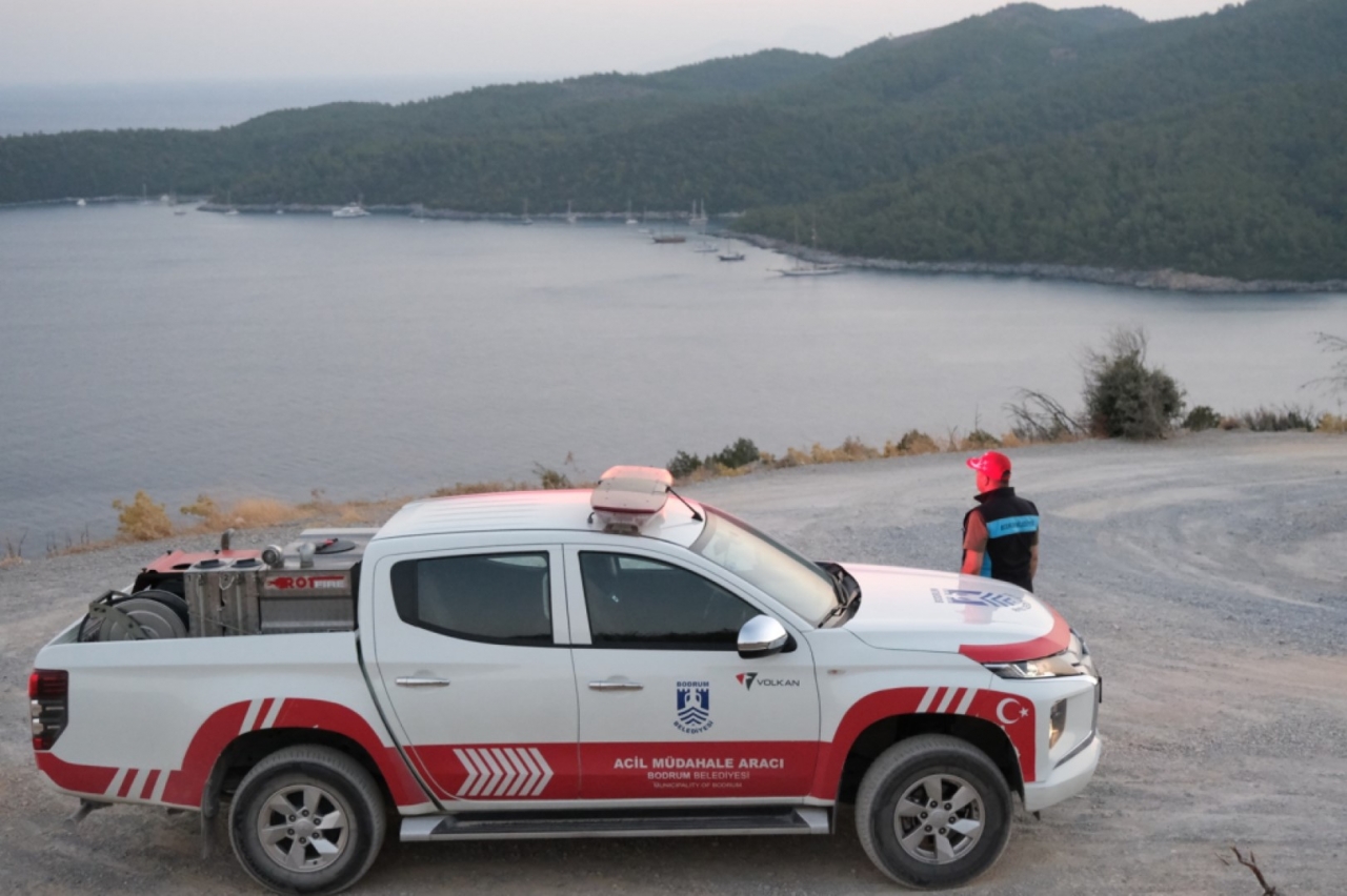 Bodrum'da zabıta ekipleri yangınlara karşı denetimlerini sürdürüyor