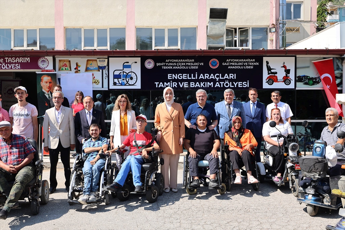Afyonkarahisar'da "Engelli Araçları Tamir ve Bakım Atölyeleri" açıldı