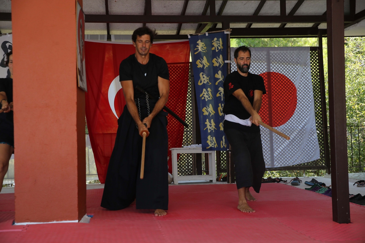 Muğla'da tatilciler geleneksel Japon sanatları ile tanıştı
