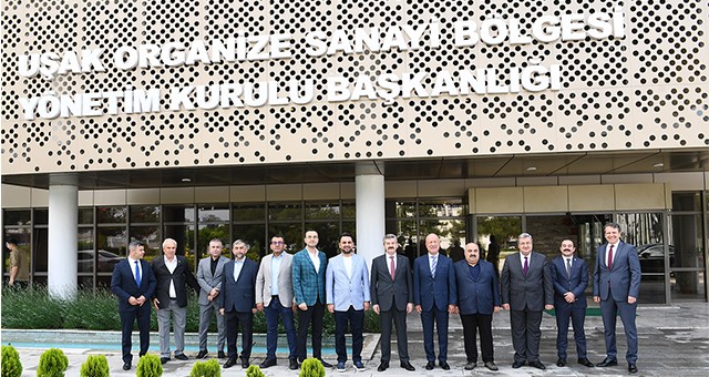 VALİ DR. TURAN ERGÜN UŞAK ORGANİZE SANAYİ BÖLGESİNİ ZİYARET ETTİ