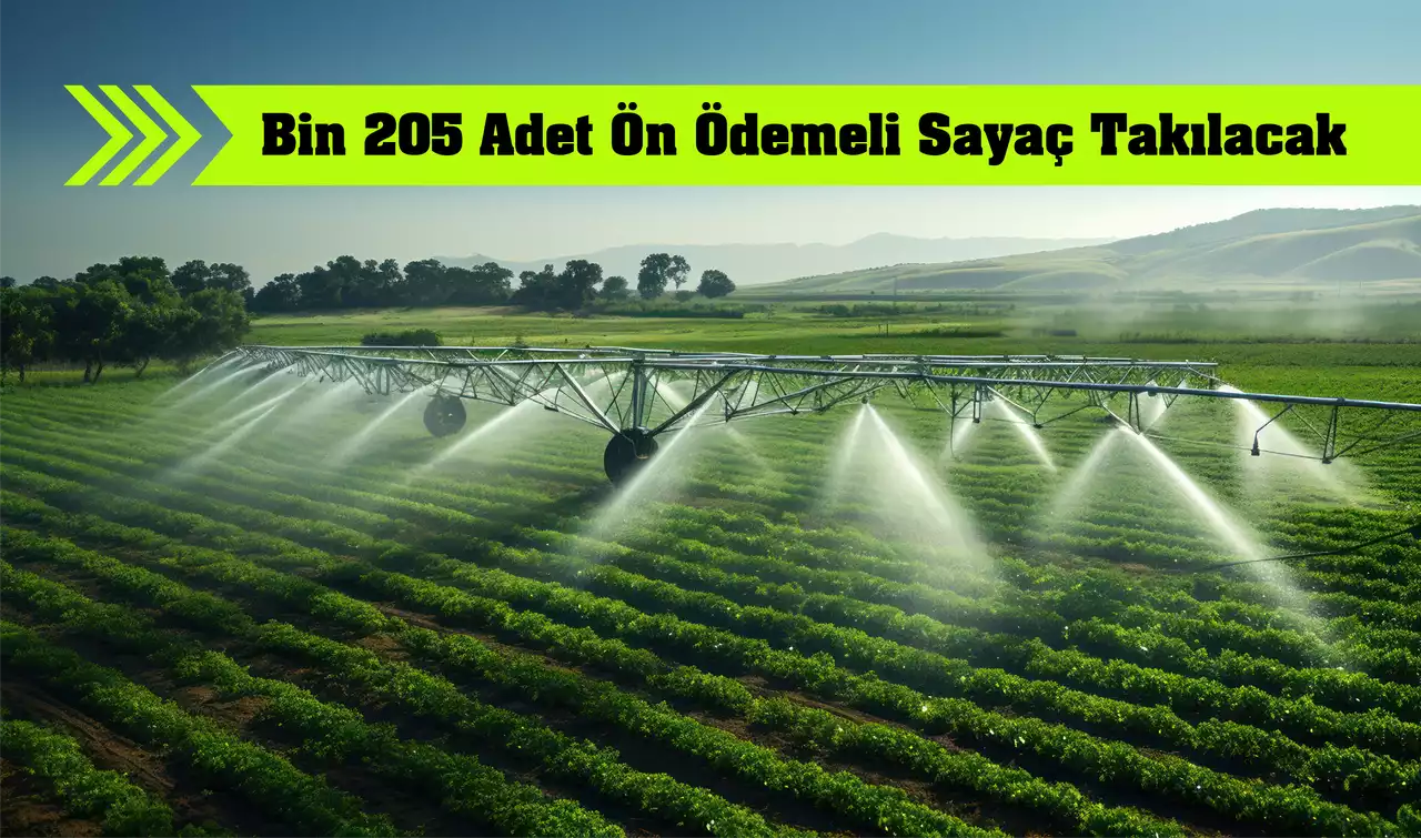 Uşak’ta Tarla Sulama Gelişi Güzel Yapılamayacak