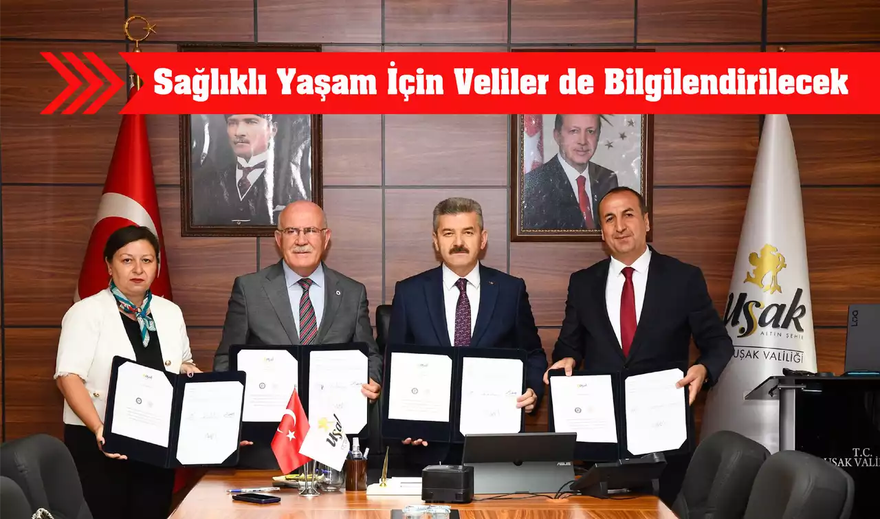 Uşak’ta İlkokul Öğrencileri İçin Sağlıklı Yaşam Protokolü