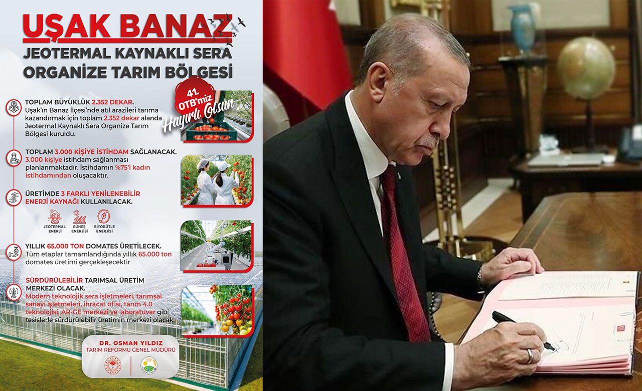 Banaz Jeotermal Organize İçin Acil Kamulaştırma Kararı