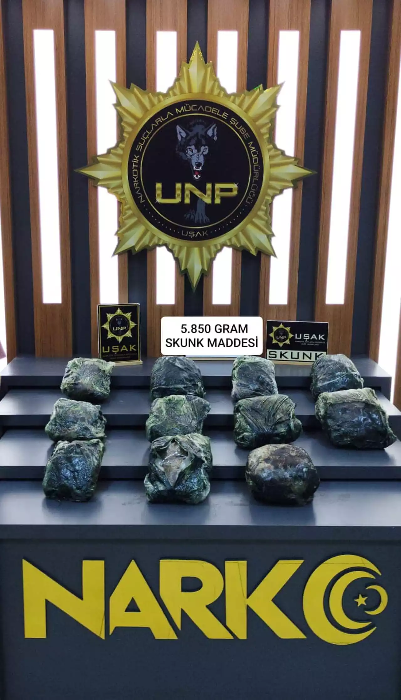 Uşak’ta 5 kilo uyuşturucu madde ele geçirildi