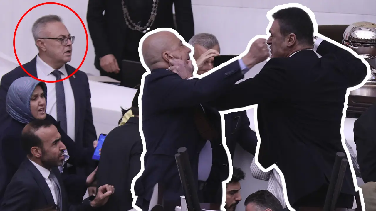 Mecliste Yumruklar Konuştu, Uşak Milletvekili Karaoba Seyretti