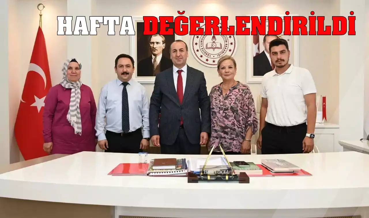 Uşak Milli Eğitim Müdürü Haftalık Çalışmasını Paylaştı