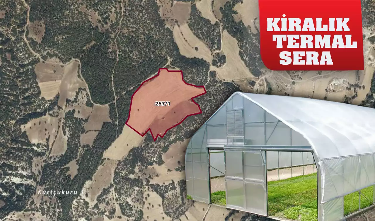 Uşak Belediyesi’nden Kiralık Termal Sera Arazisi