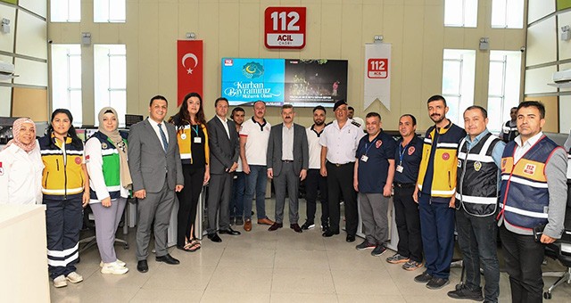 VALİ DR. TURAN ERGÜN’DEN KAMU KURUMLARINA BAYRAM ZİYARETİ