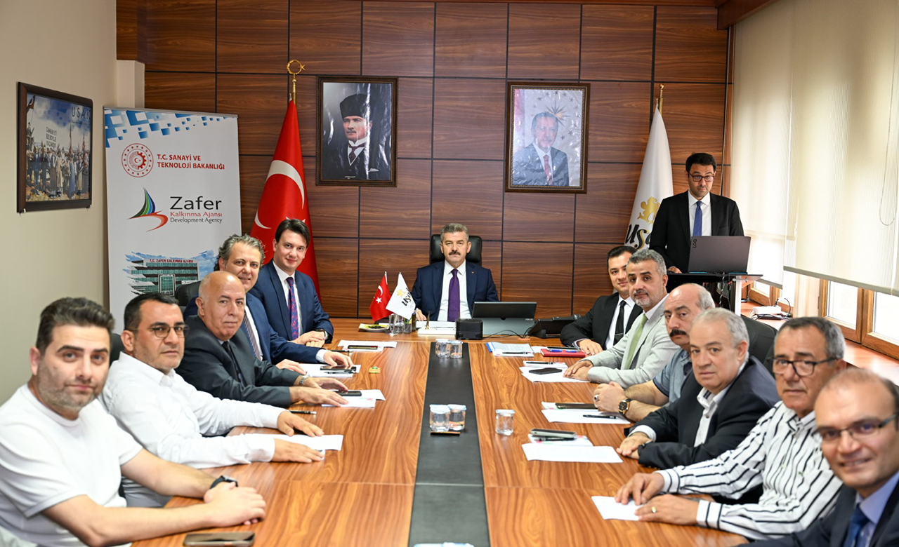 Uşak’ta Sanayiciler Vali İle İstişarede Bulundu