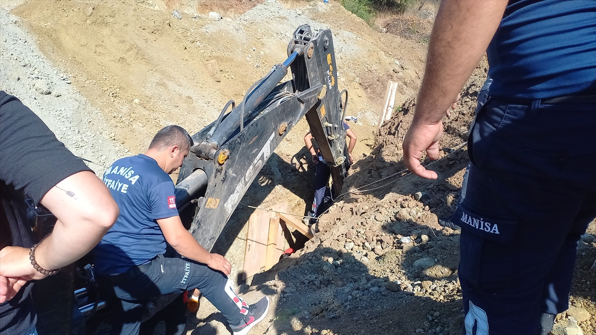 Manisa'da su kuyusunda çalışırken göçük altında kalan kişi hayatını kaybetti