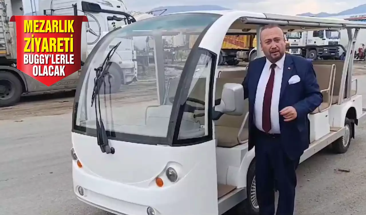 Uşak’ta Mezarlar Buggy’lerle Ziyaret Edilecek