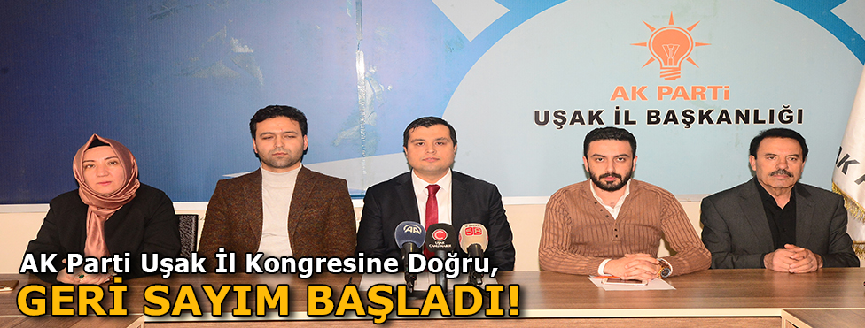 AK Parti Uşak İl Başkanı Mehmet Çakın; “GÜÇLÜ TÜRKİYE İÇİN UŞAK’TAN EN YÜKSEK OYU ALACAĞIZ”