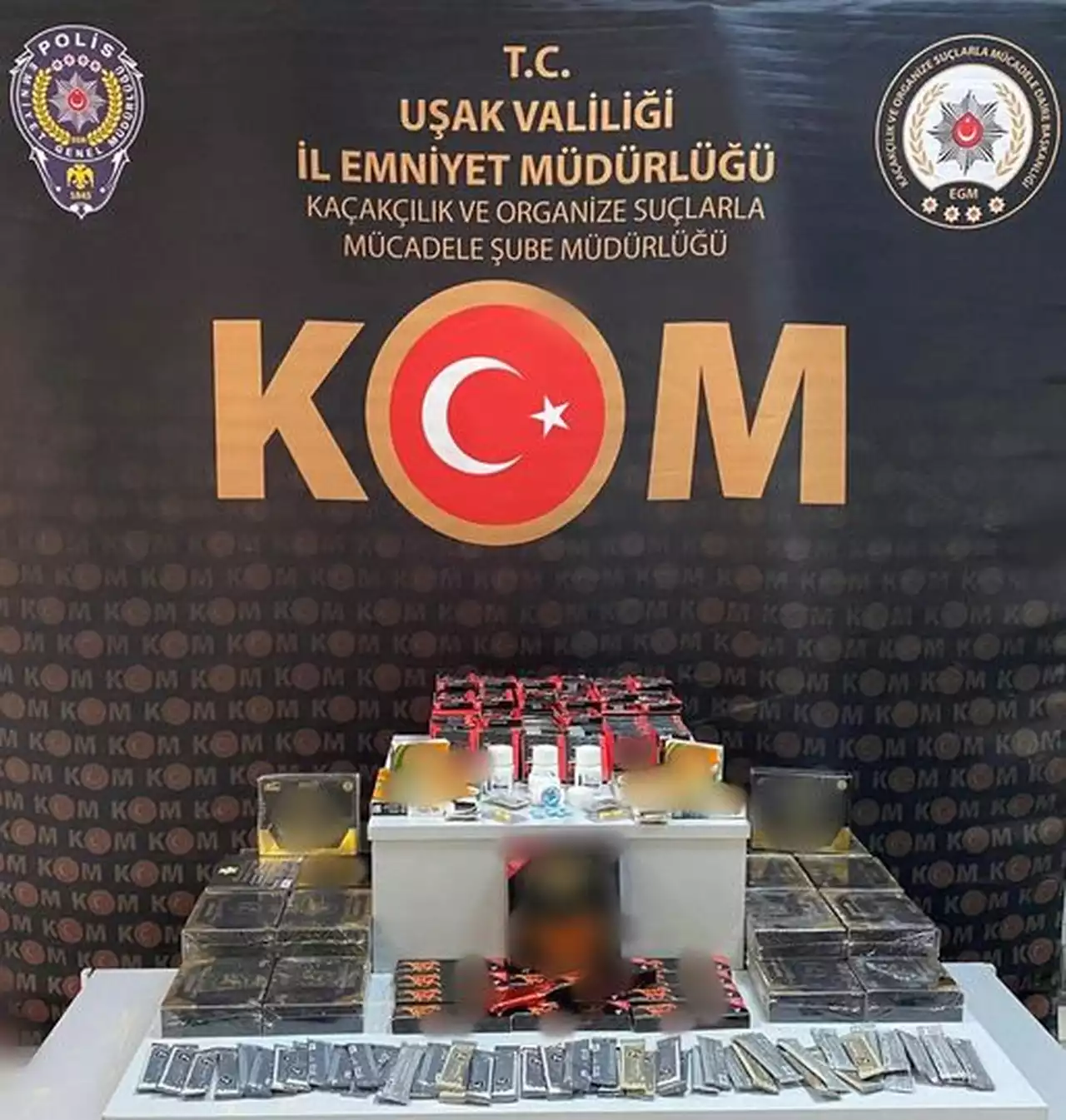 Uşak Emniyet Müdürlüğünden Cinsel İçerikli Ürün Operasyonu