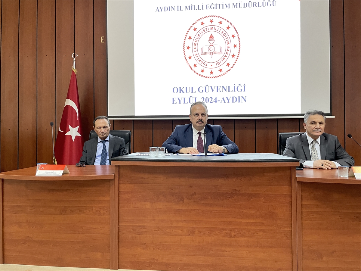 Aydın'da okul güvenliği ve tedbirleri toplantısı yapıldı