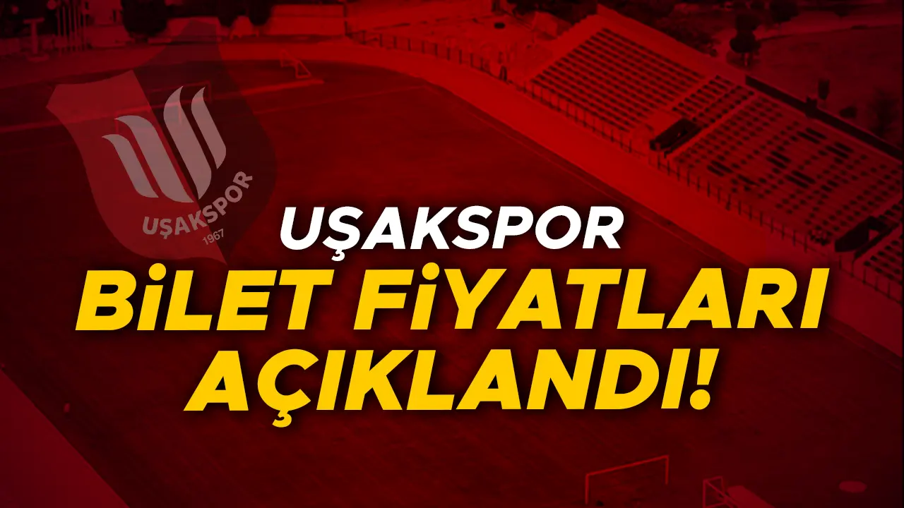 Uşakspor - 1922 Konyaspor maç bileti fiyatı açıklandı!