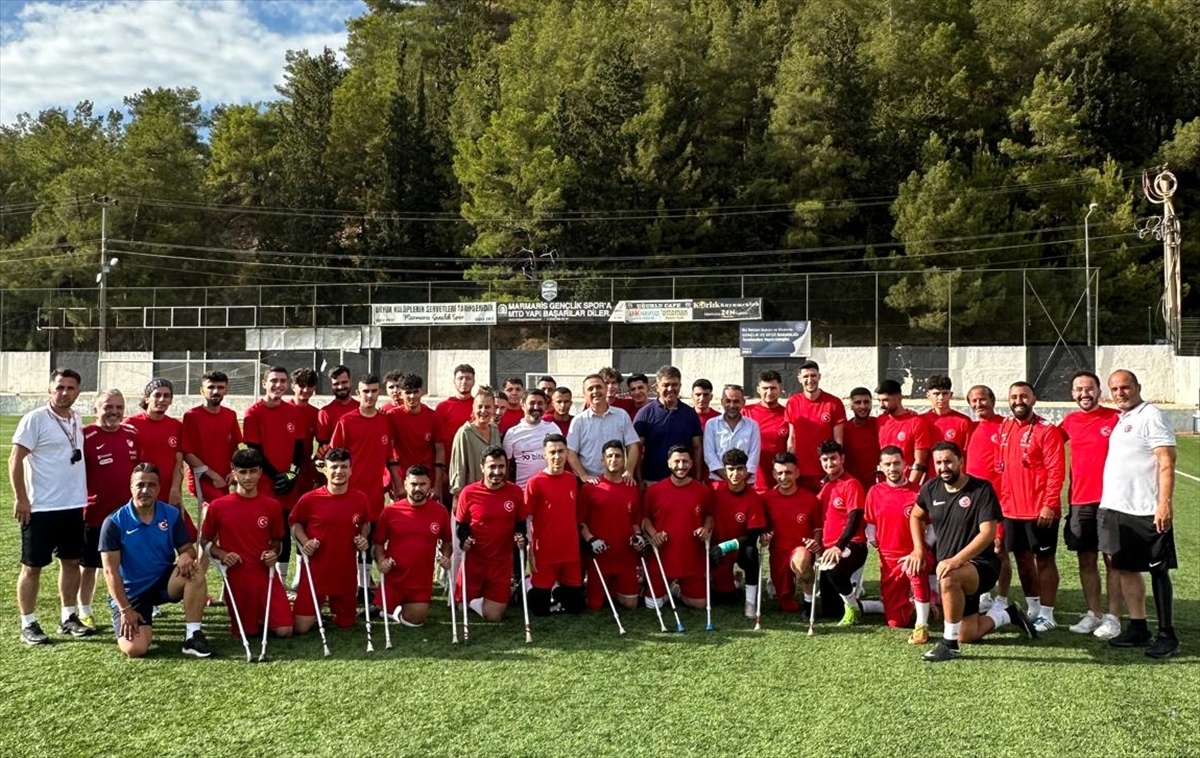 Ampute Futbol Milli Takımı gelişim kampı Marmaris'te başladı