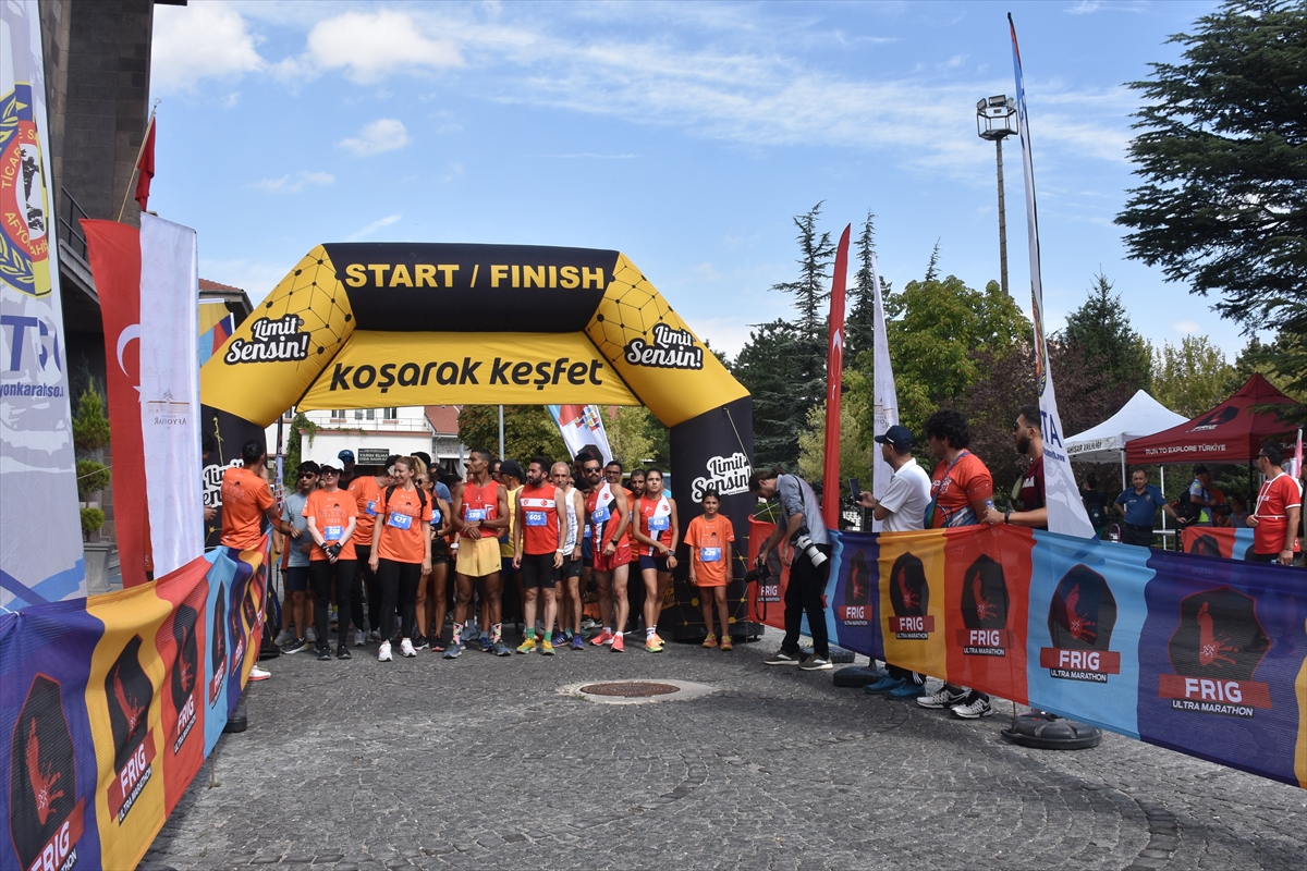 Afyonkarahisar'da düzenlenen Arnica 10. Frig Ultra Maratonu sona erdi