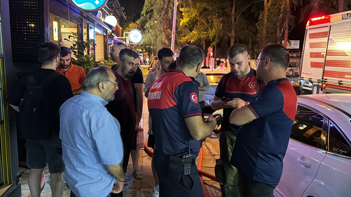 İzmir'de apartmanın çatısında çıkan yangında yaklaşık 100 güvercin telef oldu